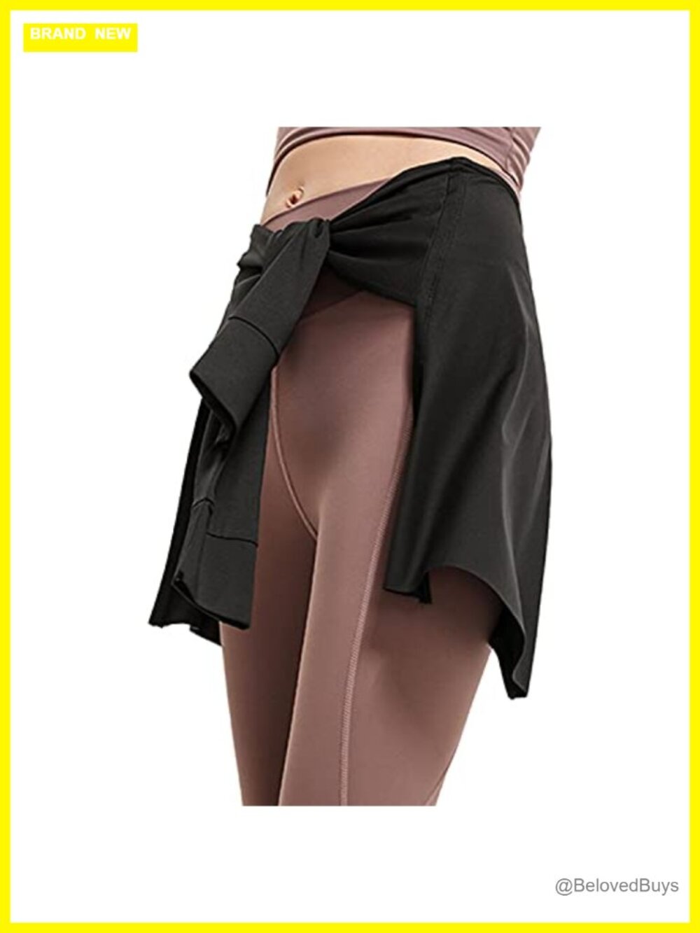 Tie Up Wrap Skirt Women Athletic Workout Running Yoga Cover Up